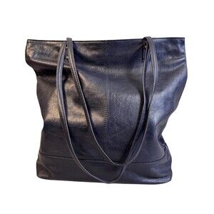 Latico Leather Tote Bag Womens Large Blue Shoulder Purse